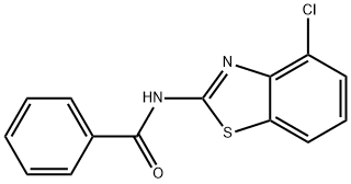 N-(4-chloro-1,3-benzothiazol-2-yl)benzamide Structure