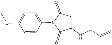 3-(allylamino)-1-(4-methoxyphenyl)pyrrolidine-2,5-dione Structure