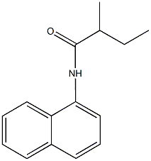 2-methyl-N-(1-naphthyl)butanamide 구조식 이미지