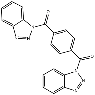 1-[4-(1H-1,2,3-benzotriazol-1-ylcarbonyl)benzoyl]-1H-1,2,3-benzotriazole 구조식 이미지