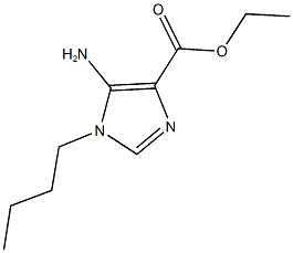 ethyl 5-amino-1-butyl-1H-imidazole-4-carboxylate 구조식 이미지