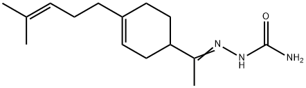 1-[4-(4-methyl-3-pentenyl)-3-cyclohexen-1-yl]ethanone semicarbazone Structure