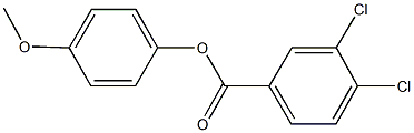 4-methoxyphenyl 3,4-dichlorobenzoate Structure