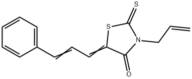 3-allyl-5-(3-phenyl-2-propenylidene)-2-thioxo-1,3-thiazolidin-4-one 구조식 이미지