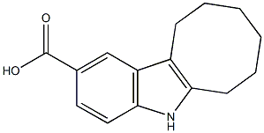 6,7,8,9,10,11-hexahydro-5H-cycloocta[b]indole-2-carboxylic acid 구조식 이미지