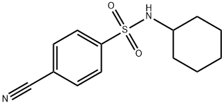 4-cyano-N-cyclohexylbenzenesulfonamide Structure