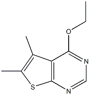 4-ethoxy-5,6-dimethylthieno[2,3-d]pyrimidine 구조식 이미지