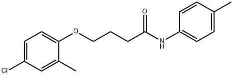 4-(4-chloro-2-methylphenoxy)-N-(4-methylphenyl)butanamide Structure