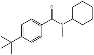 4-(tert-butyl)-N-cyclohexyl-N-methylbenzamide 구조식 이미지