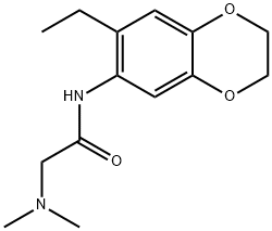 2-(dimethylamino)-N-(7-ethyl-2,3-dihydro-1,4-benzodioxin-6-yl)acetamide 구조식 이미지