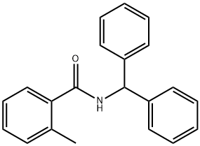 N-(diphenylmethyl)-2-methylbenzamide 구조식 이미지