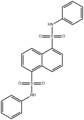 N~1~,N~5~-diphenyl-1,5-naphthalenedisulfonamide 구조식 이미지