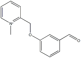 2-[(3-formylphenoxy)methyl]-1-methylpyridinium 구조식 이미지