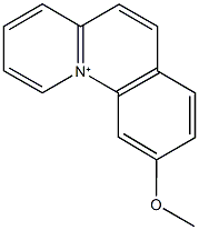 9-methoxypyrido[1,2-a]quinolinium 구조식 이미지