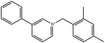 1-(2,4-dimethylbenzyl)-3-phenylpyridinium Structure