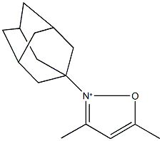 2-(1-adamantyl)-3,5-dimethylisoxazol-2-ium 구조식 이미지