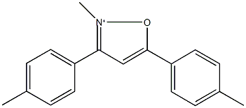 2-methyl-3,5-bis(4-methylphenyl)isoxazol-2-ium 구조식 이미지