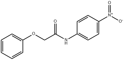 N-{4-nitrophenyl}-2-phenoxyacetamide 구조식 이미지