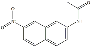 N-{7-nitro-2-naphthyl}acetamide 구조식 이미지