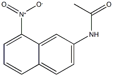 N-{8-nitro-2-naphthyl}acetamide 구조식 이미지