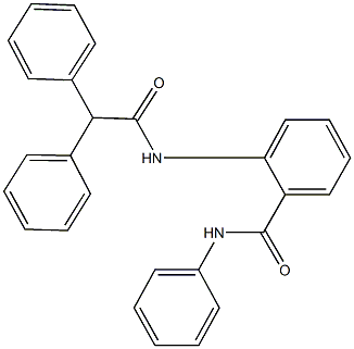 2-[(diphenylacetyl)amino]-N-phenylbenzamide Structure