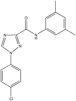 1-(4-chlorophenyl)-N-(3,5-dimethylphenyl)-1H-1,2,4-triazole-3-carboxamide Structure