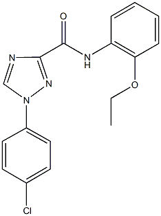 1-(4-chlorophenyl)-N-(2-ethoxyphenyl)-1H-1,2,4-triazole-3-carboxamide Structure