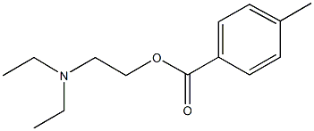 2-(diethylamino)ethyl 4-methylbenzoate 구조식 이미지