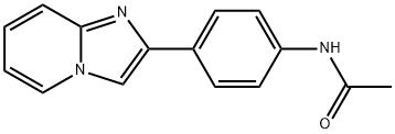 N-(4-imidazo[1,2-a]pyridin-2-ylphenyl)acetamide 구조식 이미지