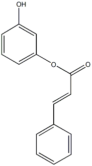 3-hydroxyphenyl 3-phenylacrylate Structure