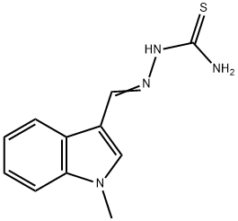 1-methyl-1H-indole-3-carbaldehyde thiosemicarbazone Structure