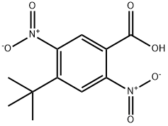 4-tert-butyl-2,5-dinitrobenzoic acid Structure