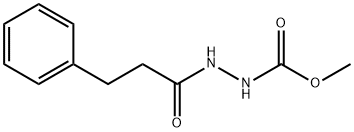 methyl 2-(3-phenylpropanoyl)hydrazinecarboxylate 구조식 이미지