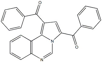 (3-benzoylpyrrolo[1,2-c]quinazolin-1-yl)(phenyl)methanone Structure