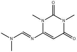 N'-(1,3-dimethyl-2,6-dioxo-1,2,3,6-tetrahydro-4-pyrimidinyl)-N,N-dimethylimidoformamide 구조식 이미지