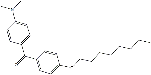 [4-(dimethylamino)phenyl][4-(octyloxy)phenyl]methanone Structure