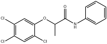 N-phenyl-2-(2,4,5-trichlorophenoxy)propanamide Structure