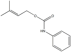 3-methyl-2-butenylphenylcarbamate Structure