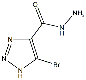 5-bromo-1H-1,2,3-triazole-4-carbohydrazide Structure