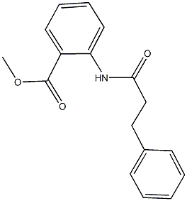 methyl 2-[(3-phenylpropanoyl)amino]benzoate Structure
