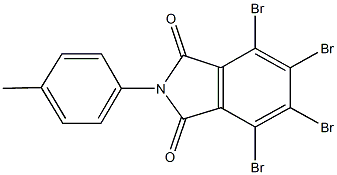 4,5,6,7-tetrabromo-2-(4-methylphenyl)-1H-isoindole-1,3(2H)-dione 구조식 이미지