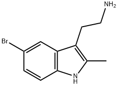 2-(5-bromo-2-methyl-1H-indol-3-yl)ethanamine Structure