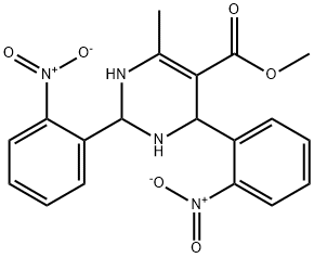 108139-78-2 methyl 2,4-bis{2-nitrophenyl}-6-methyl-1,2,3,4-tetrahydro-5-pyrimidinecarboxylate