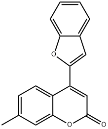 4-(1-benzofuran-2-yl)-7-methyl-2H-chromen-2-one Structure