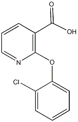 2-(2-chlorophenoxy)nicotinic acid Structure