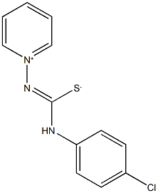 N-(4-chlorophenyl)-N'-(1-pyridiniumyl)imidothiocarbamate Structure