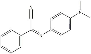 {[4-(dimethylamino)phenyl]imino}(phenyl)acetonitrile Structure