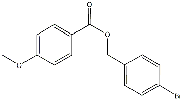 4-bromobenzyl 4-methoxybenzoate Structure