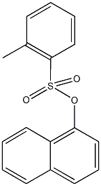 1-naphthyl 2-methylbenzenesulfonate 구조식 이미지