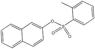 2-naphthyl 2-methylbenzenesulfonate 구조식 이미지